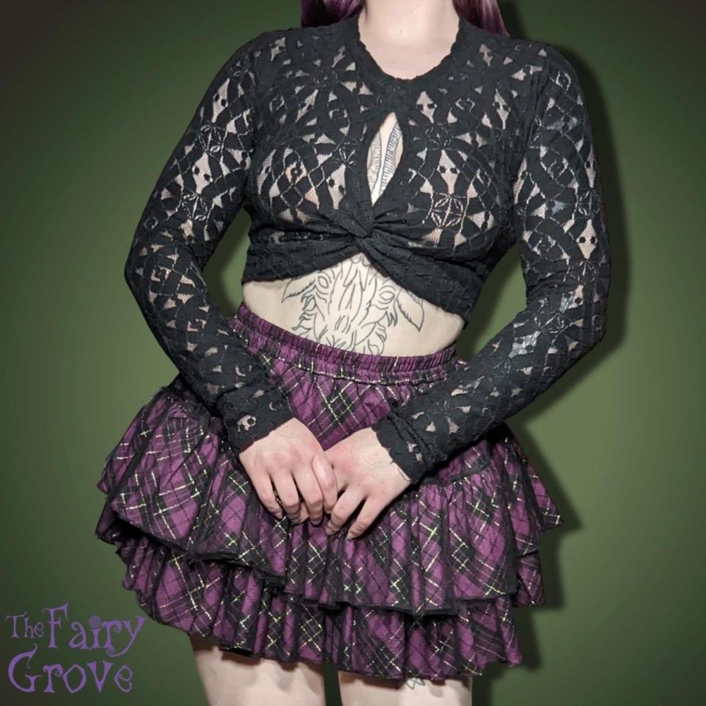 Romantic Goth Lace Top